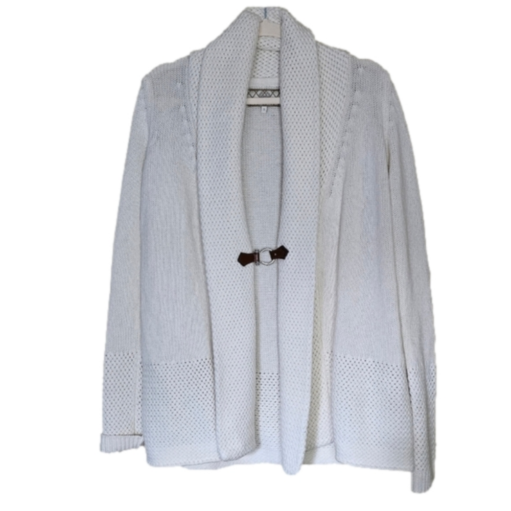 Mia MAI Wool and Cashmere blend Cardigan sweater Size Small